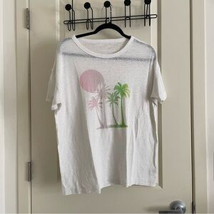 Aerie palm tree graphic oversized tee